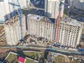 Корпус 20. Монтаж верхних этажей.  Аэрофотосъемка от 8.11.17 г.