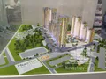 ЖК «Ньютон» строит компания Tekta Group в самом центре подмосковных Мытищ. Фото от 19.08.2013 года.