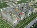 Панорамный вид ЖК «Акварели».