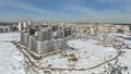 Вид новостройки. Дома сданы и заселены. Аэрофотосъемка 4.04.2022 г.