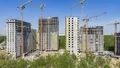 Вид корпусов, стадия строительства. Аэрофотосъемка от 17.05.2021 г.