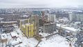 ЖК «Нормандия». Ход строительства. Корпуса 3, 4, 5. Аэрофотосъемка. Фото от 14.12.2018 г.