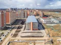 Жилой район «Москва А101». Многоуровневый паркинг. Аэрофотосъемка от 17.03.2017 г.