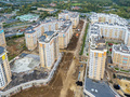 мкр. «Царицыно». Ход строительства первой очереди. Аэрофотосъемка. Фото от 24.09.2016 г.