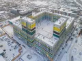 ЖК «Варшавское шоссе 141». Корпуса 1, 2, 3. Аэрофотосъемка. Фото от 16.01.2017 г.