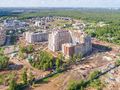 ЖК «Отрада-2». Ход строительства. Общий вид стройплощадки. Аэрофотосъемка от 07.06.2017 г.