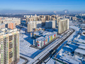 ЖК «Переделкино Ближнее». Детский сад. Аэрофотосъемка. Фото от 11.01.2017 г.