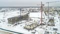 Продолжается строительство новых корпусов. Аэрофотосъёмка от 9.01.2019 г.