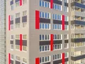 ЖК «Планерный». Фасады, оконное и балконное остекление. Аэрофотосъемка от 01.02.2018 г.