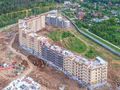 ЖК «Пятницкие кварталы». Ход строительства. Аэрофотосъемка. Фото от 08.06.2017 г.
