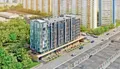 Вид на апарт-комплекс «Янтарь Apartments» сверху.