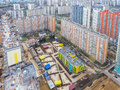 ЖК «LIFE-Митинская ECOPARK». Детский сад. Аэрофотосъемка от 25.04.2016 г.