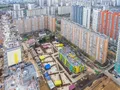 ЖК «LIFE-Митинская ECOPARK». Детский сад. Аэрофотосъемка от 25.04.2016 г.