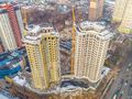 ЖК «Золотые Ворота». Ход строительства. Корпус 15А. Вид с ул. Пионерская. Аэрофотосъемка от 03.11.2017