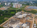 ЖК «Лучи». Ход строительства. Аэрофотосъемка. Фото от 13.08.2016 г.
