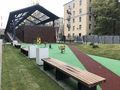 ЖК «Резиденции композиторов» («AFI Residence Павелецкая»). Детская площадка. Октябрь 2018 г.