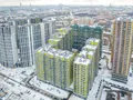 ЖК «Фили Град». Первая очередь строительства. Корпус 3. Аэрофотосъемка от 14.11.2016 г.