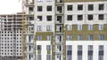Ход строительства. Фасады зданий. Аэрофотосъемка 16.02.2020 г.