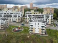 ЖК «Правый берег». Корпуса 2А, 4Б. Детская игровая площадка. Аэрофотосъемка. Фото от 04.09.2016 г.