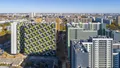 ЖК «Летний сад». Ход строительства. Корпуса 4А, 4Б. Аэрофотосъемка. Фото от 11.10.2018 г.