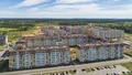 Придомовая территория готовых корпусов уже благоустроена. Аэрофотосъемка от 25.06.2019 г.