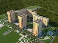 Вид микрорайона сверху.