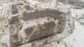 Ход строительства. Корпус 12. Монтаж верхних этажей. Аэрофотосъёмка от 24.01.18 г.