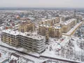 мкр. «Новое Бисерово-2». Общий вид. Ход строительства. Аэрофотосъемка. Фото от 21.12.2017 г.