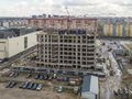 Ход строительства. Ведется монтаж верхних этажей. Аэрофотосъёмка от 26.04.18 г.