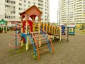 Мкр. «Центральный» (Долгопрудный). Детская игровая площадка. Фото от 20.08.2016 г.