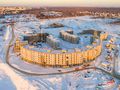 Ход строительства домов 1, 2, 7. Аэрофотосъемка от 30.01.2017 г.