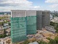 Ход строительства. Фасадные работы. Аэрофотосъемка от 20.07.17 г.