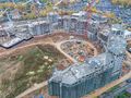 ЖК «Римский».  Ход строительства. Аэрофотосъемка от 12.10.2017 г.