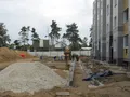 Благоустройство территории корпус 2 ЖК Заречный в Марусино. Август 2014  г.