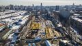 Начало строительных работ. Общий вид. Аэрофотосъемка 11.03.2022 г.