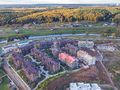 ЖК «Сказка». Общий вид на корпуса и окрестности. Аэрофотосъемка от 08.10.2017 г.