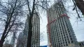 Ход строительства. Монтаж верхних этажей и отделка фасадов. Фото от 14.12.2025 г.