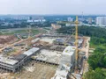 ЖК «Лучи». Ход строительства. Аэрофотосъемка. Фото от 27.07.2016 г.