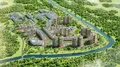 Комплекс представляет собой микрорайон из 15 многосекционных жилых домов комфорт-класса.