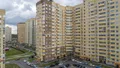 Часть корпусов уже заселена. Аэрофотосъемка от 18.09.2019.