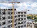 ЖК «Эко Видное 2.0». Монтаж верхних этажей (корп. 1). Аэрофотосъемка от 08.10.2017 г.