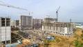 Продолжается строительство новых корпусов. Аэрофотосъёмка от 3.09.18 г.
