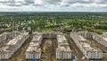 Один из корпусов новостройки. Аэрофотосъемка 15.06.2022 г.