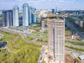МФК «Штаб квартира на Мосфильмовской». Ход строительства. Окрестности. Аэрофотосъемка. Фото от 30.04.2016 г.