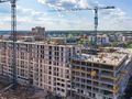 ЖК «Отрада-2». Ход строительства. Корп. 9. Ведется монтаж 6-9 этажей. Аэрофотосъемка от 07.06.2017 г.