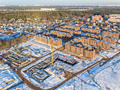 ЖК «ЗаМитино». Общий план. Ход строительства корпусов 2, 3, 4, 14. Аэрофотосъемка. Фото от 21.11.2016 г.