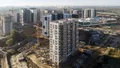 Ход строительства. Корп. 21. Ведутся отделочные и внутренние работы. Аэрофотосъмка от 9.10.18 г.