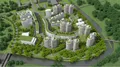 Комплекс представляет собой микрорайон из 15 многосекционных жилых домов комфорт-класса.