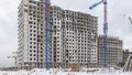 ЖК «Лидер Парк Мытищи». Вид корпуса 5, стадия строительства. Фото от 18.01.2019 г.
