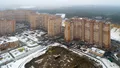Вид на готовые дома от корп.6. Аэрофотосъемка от 18.03.2019